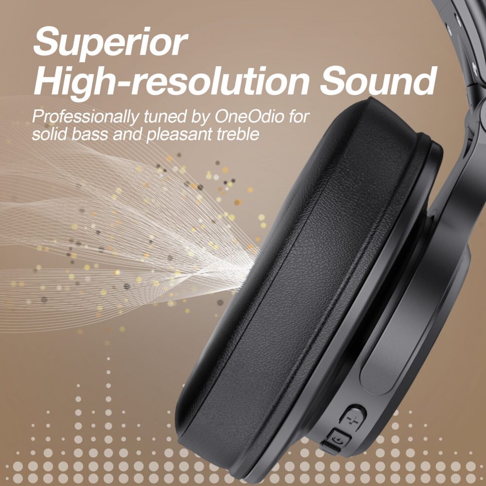 NEW! OneOdio FUSION A70-SERIES with Bluetooth BLACK AND RED Head Phones Over-ear - Image 7