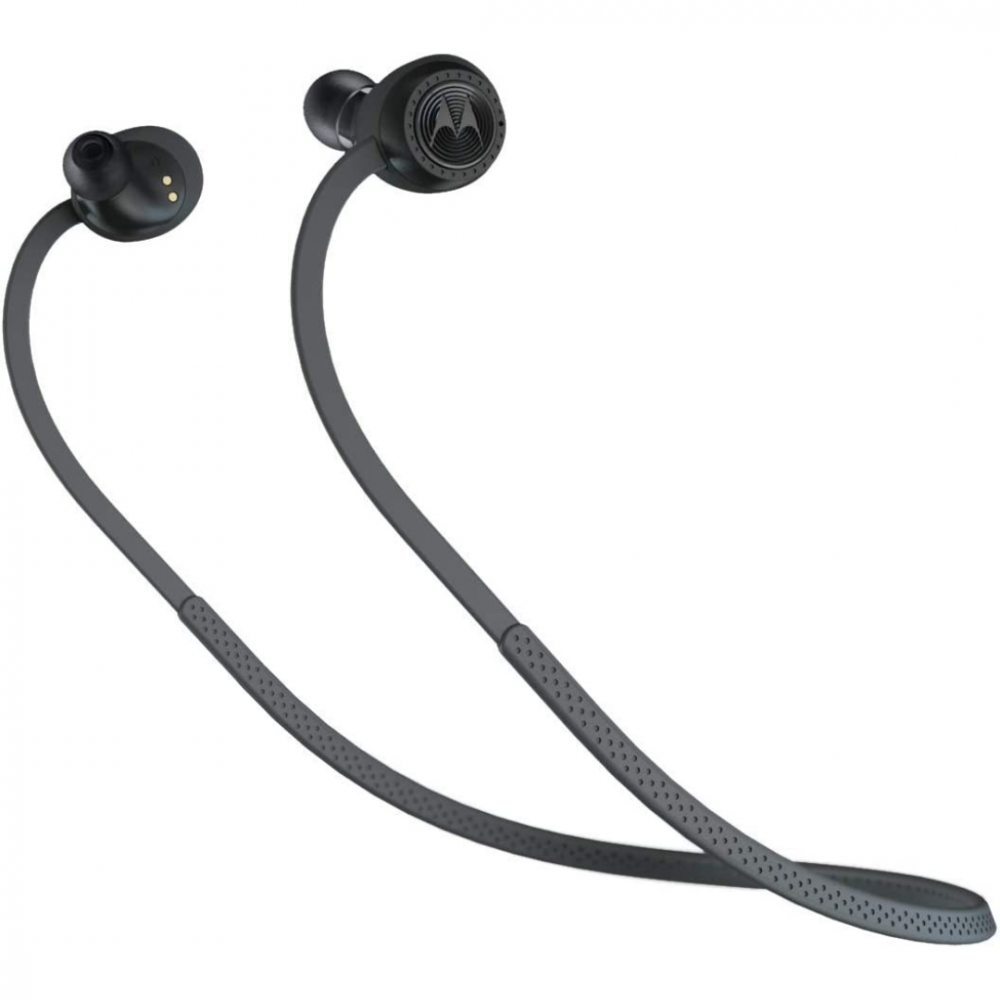 Motorola Verve Buds 200 True Wireless Sport in-Ear Buds With Neck Strap - Black - Image 6