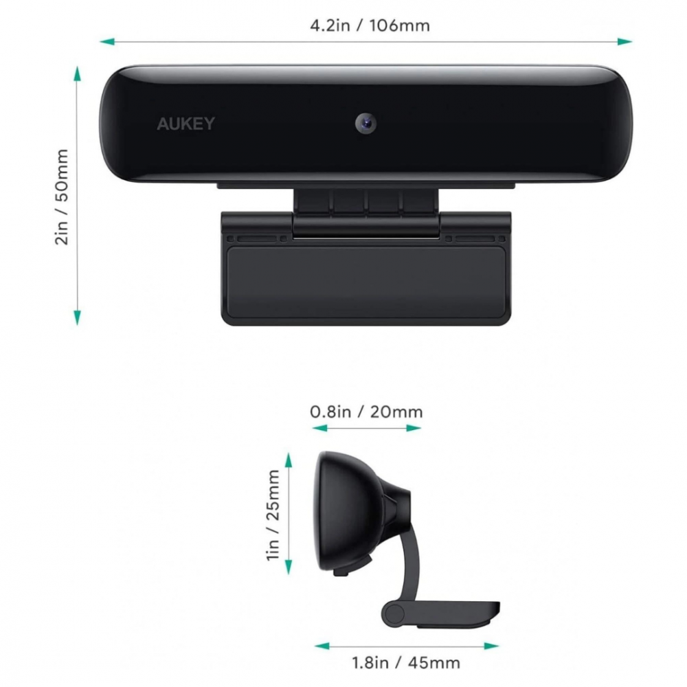AUKEY Webcam 1080p With Microphone For PC Live Stream Video Calling & Recording - Image 11