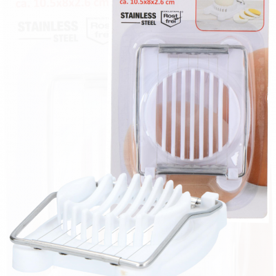 NEW! ALPNIA EGG SLICER STAINLESS STEEL BOILED EGG CUTTER MULTI-PURPOSE