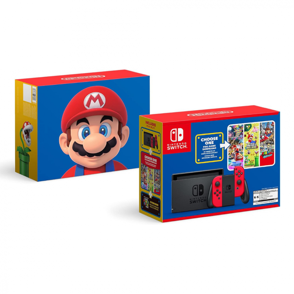 Nintendo Switch Console Super Mario Edition+Super Mario Bros Movie Stickers Red - Image 10