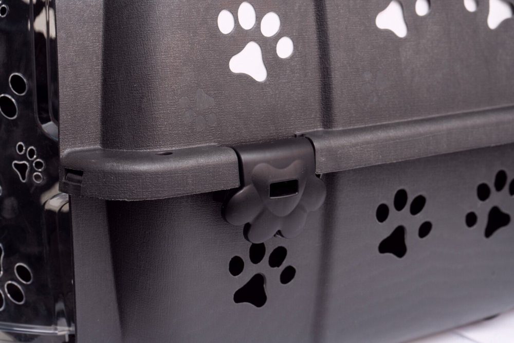 Portable Pet Carrier Cats Dogs Basket Hard Case Animal Transporter 48Cm X 30Cm - Image 9