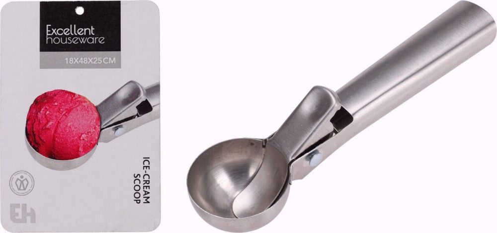 Ice Cream Scooper Stainless Steel With Easy Trigger For Mash Potato Ice Cream - Image 2