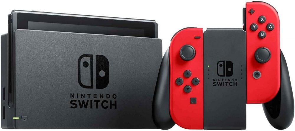 Nintendo Switch Console Super Mario Edition+Super Mario Bros Movie Stickers Red