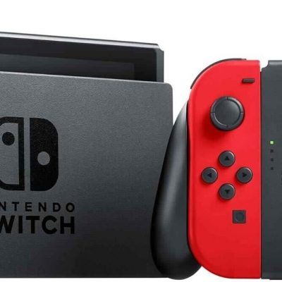 Nintendo Switch Console Super Mario Edition+Super Mario Bros Movie Stickers Red