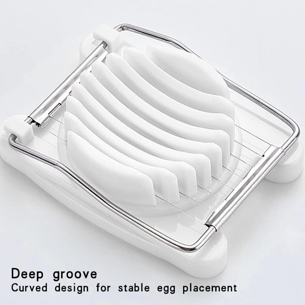 NEW! ALPNIA EGG SLICER STAINLESS STEEL BOILED EGG CUTTER MULTI-PURPOSE - Image 4