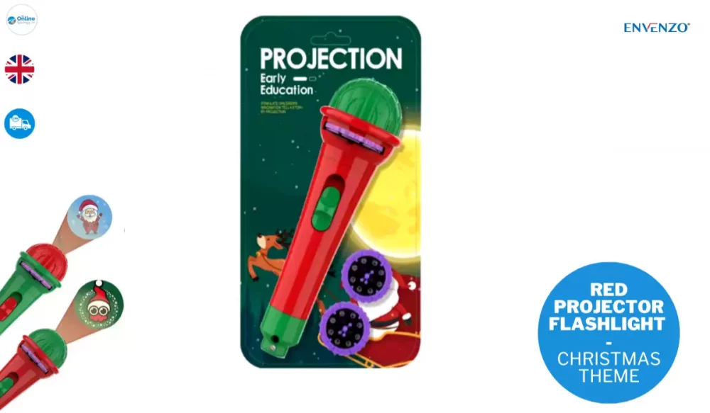 Christmas Flashlight Torch Projector 2 Filters 16 Patterns SET OF 2 - Image 6