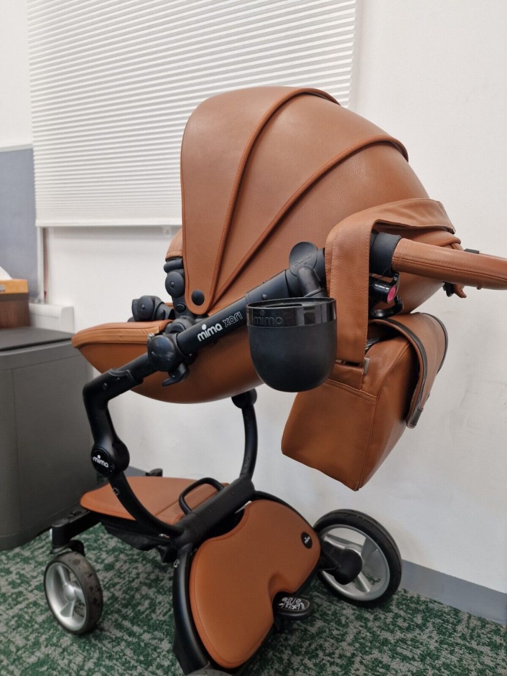 Mima Xari Pram Pushchair BLACK/TAN Tons of extras - Image 6