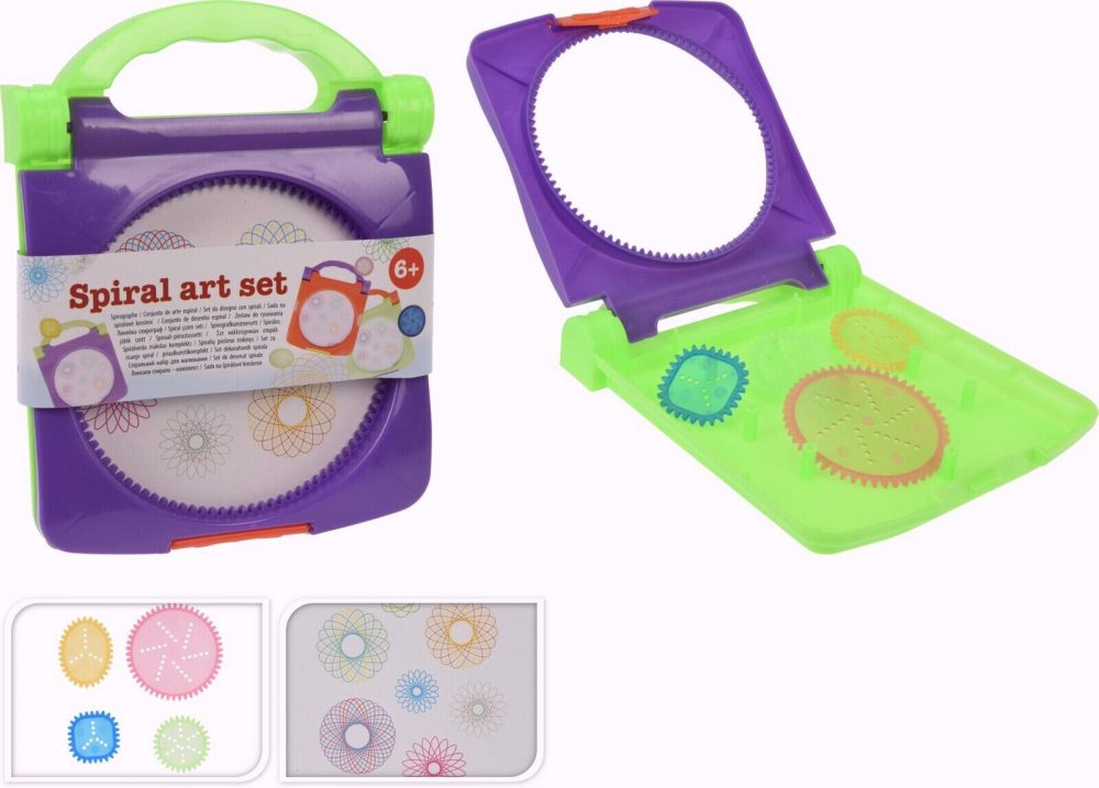 Spiral Art Set For Kids Fun Crafts and Drawings Activity Pattern Art Design - Image 2