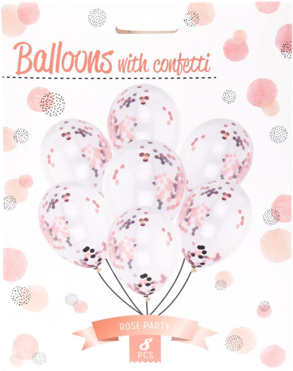 NEW CONFETTI BALLOONS 4 COLOR CHOICES DECORATIONS FOR CELEBRATIONS PARTY- 8PCS - Image 16
