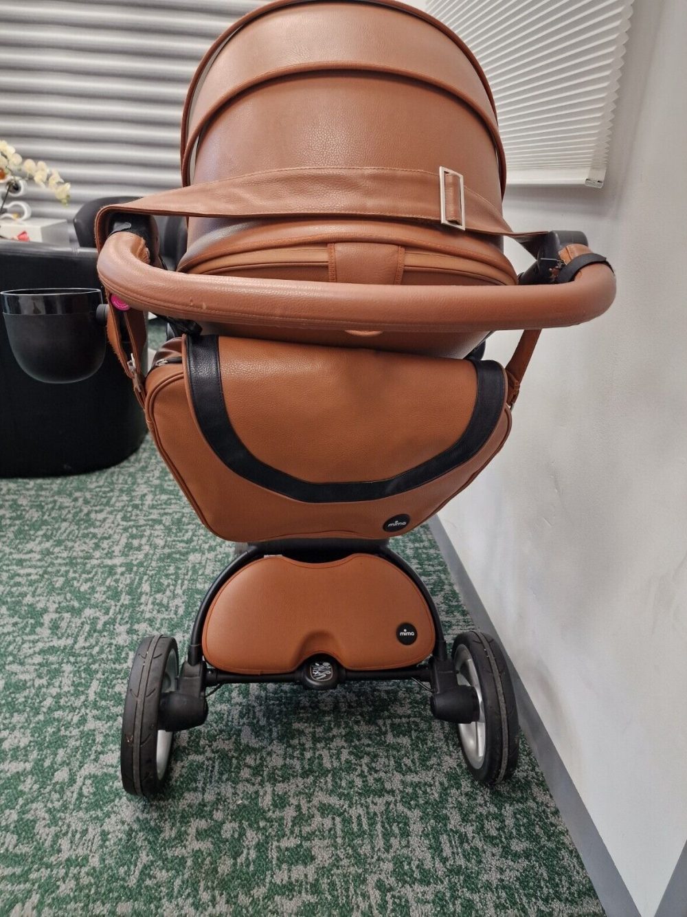 Mima Xari Pram Pushchair BLACK/TAN Tons of extras - Image 7