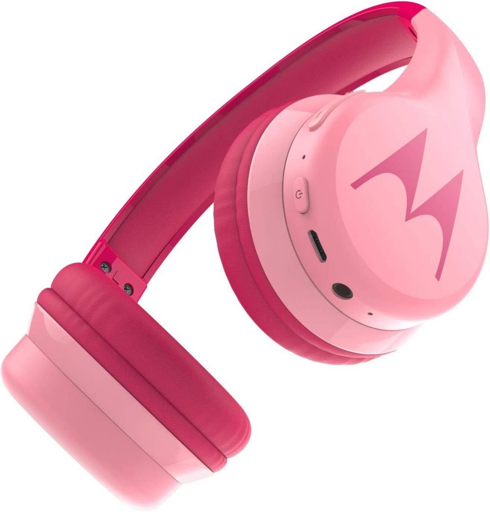 Motorola Squads 300 Wireless Kids Headphones with 15 Hours Play Time Pink SH056 - Image 5