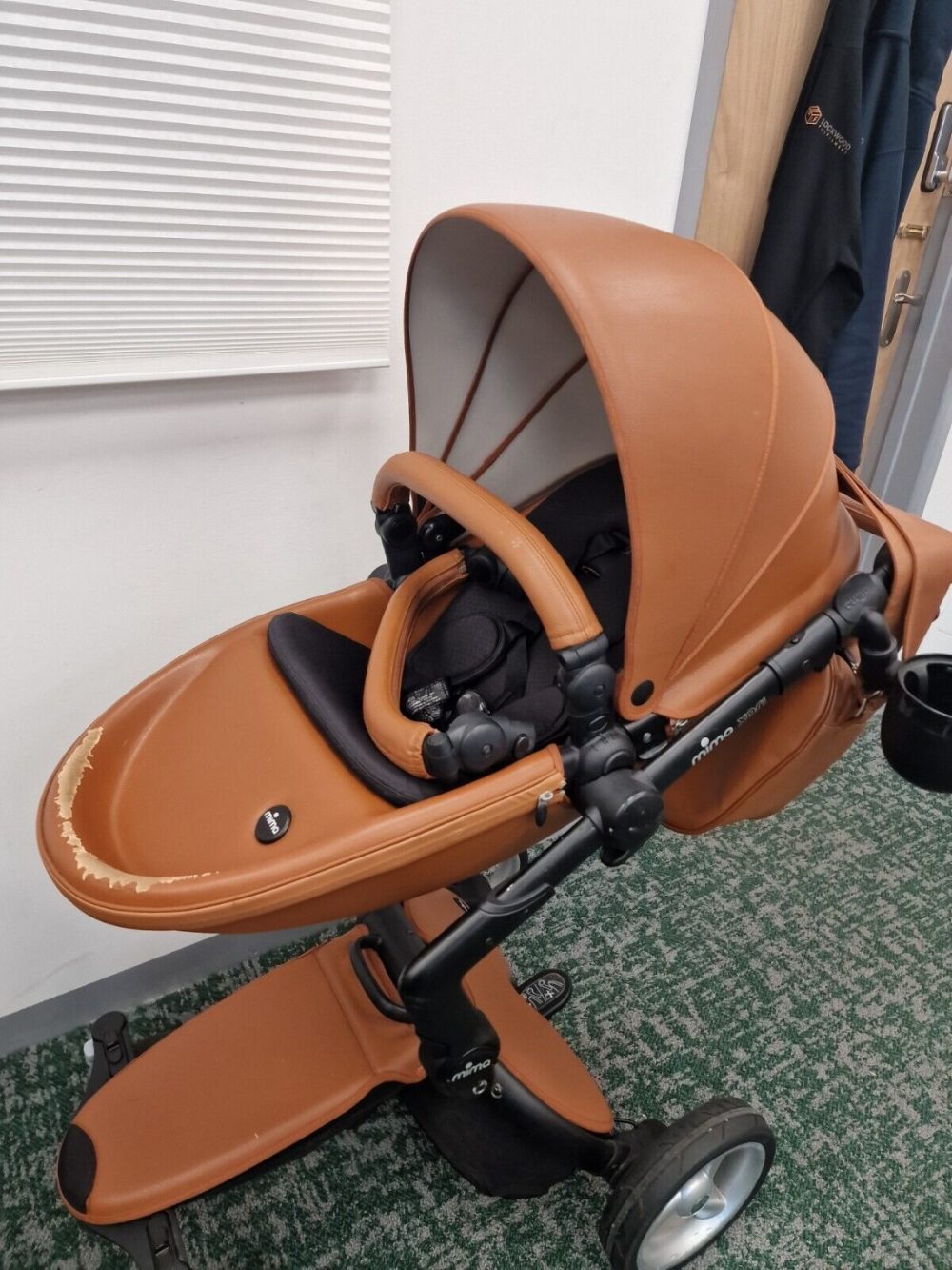 Mima Xari Pram Pushchair BLACK/TAN Tons of extras - Image 5