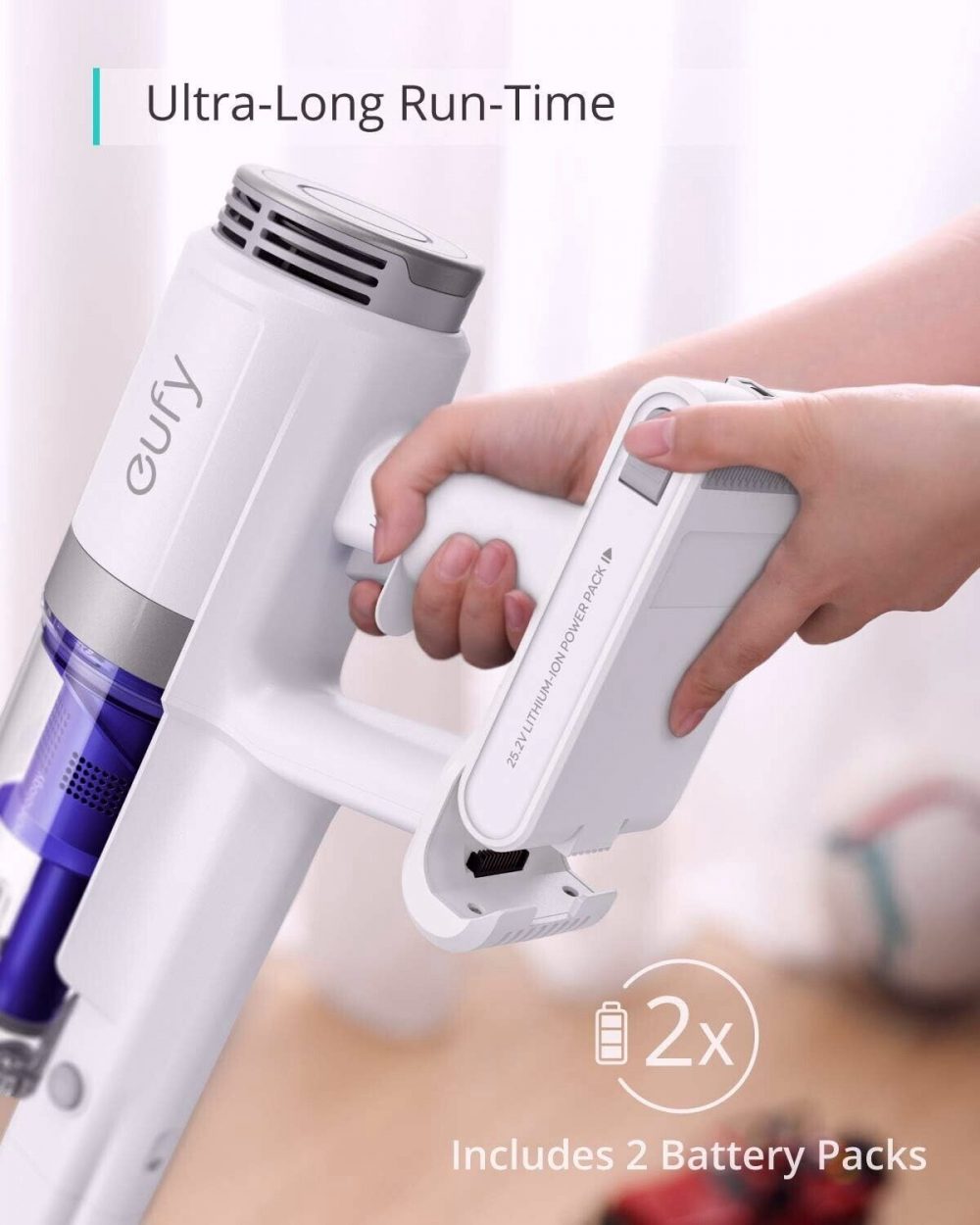 Eufy HomeVac S11 Go Handheld Stick Vacuum Cleaner Cordless Lightweight - Image 3