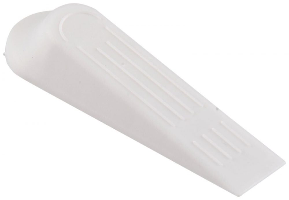 RUBBER DOOR STOPPER WHITE HEAVY DUTY STRONG HOME OFFICE DOORS NON SLIP 5PCS - Image 3