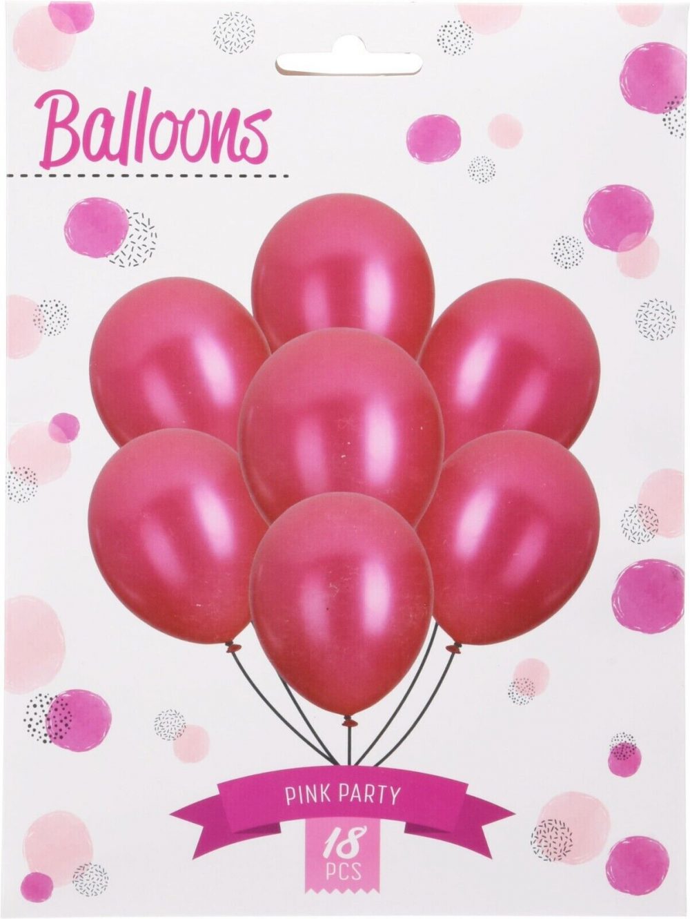 18PCS 12 INCH  RUBBER BALLOONS PARTY BIRTHDAY WEDDING BLUE HOT PINK - 18 PCS - Image 6