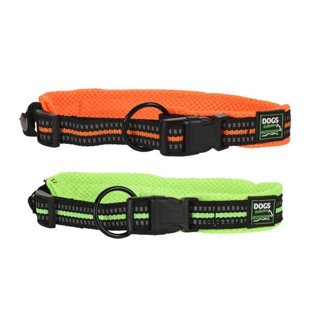 Dog Collar For Medium Dogs Safety Comfortable Collar For Walks Yellow / Orange - Image 3