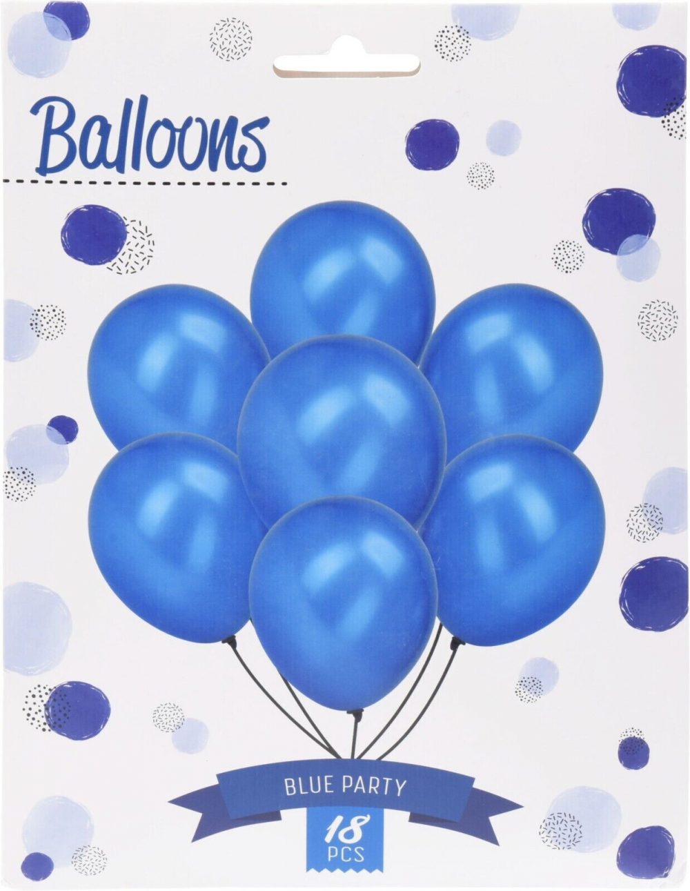 18PCS 12 INCH  RUBBER BALLOONS PARTY BIRTHDAY WEDDING BLUE HOT PINK - 18 PCS - Image 4