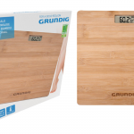 NEW GRUNDIG BAMBOO BODY SCALE FOR BODY WEIGHT SMART SCALE 180KG MAX KG/LB/ST
