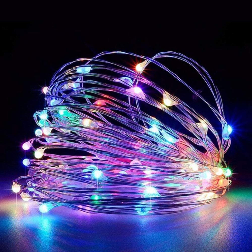 Battery Operated LED Fairy Lights Multicolored 90CM 195CM 395CM 495CM Xmas Party - Image 4