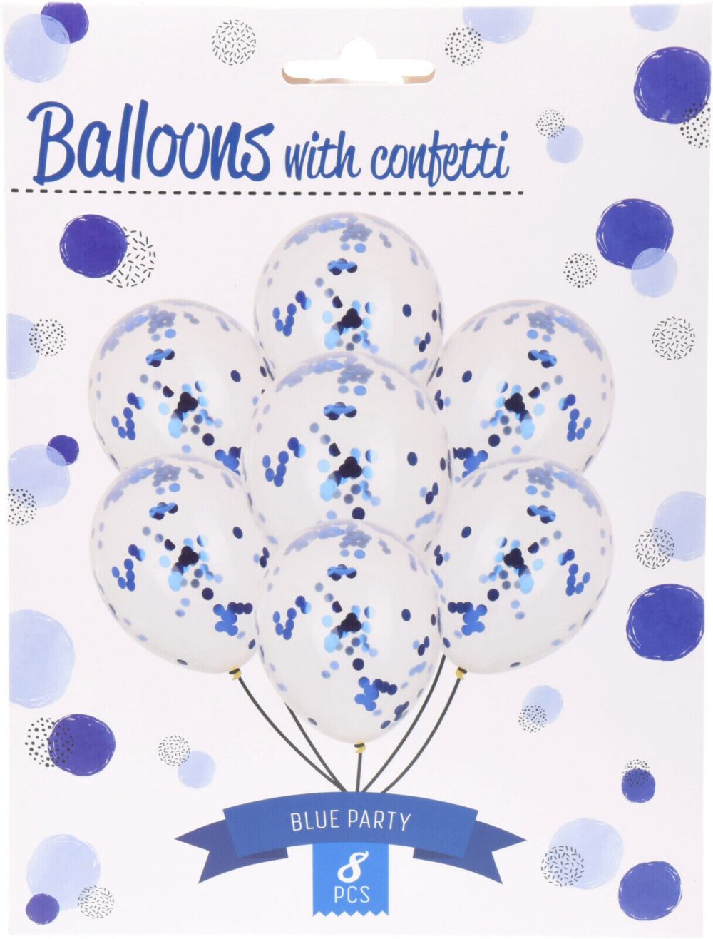 NEW CONFETTI BALLOONS 4 COLOR CHOICES DECORATIONS FOR CELEBRATIONS PARTY- 8PCS - Image 13