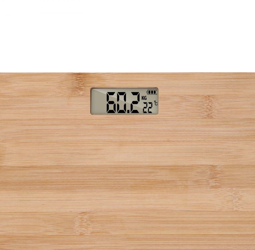 NEW GRUNDIG BAMBOO BODY SCALE FOR BODY WEIGHT SMART SCALE 180KG MAX KG/LB/ST - Image 5