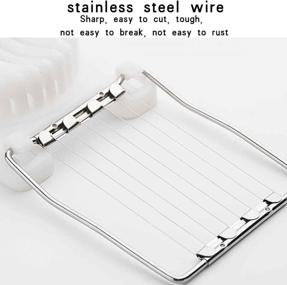 NEW! ALPNIA EGG SLICER STAINLESS STEEL BOILED EGG CUTTER MULTI-PURPOSE - Image 5