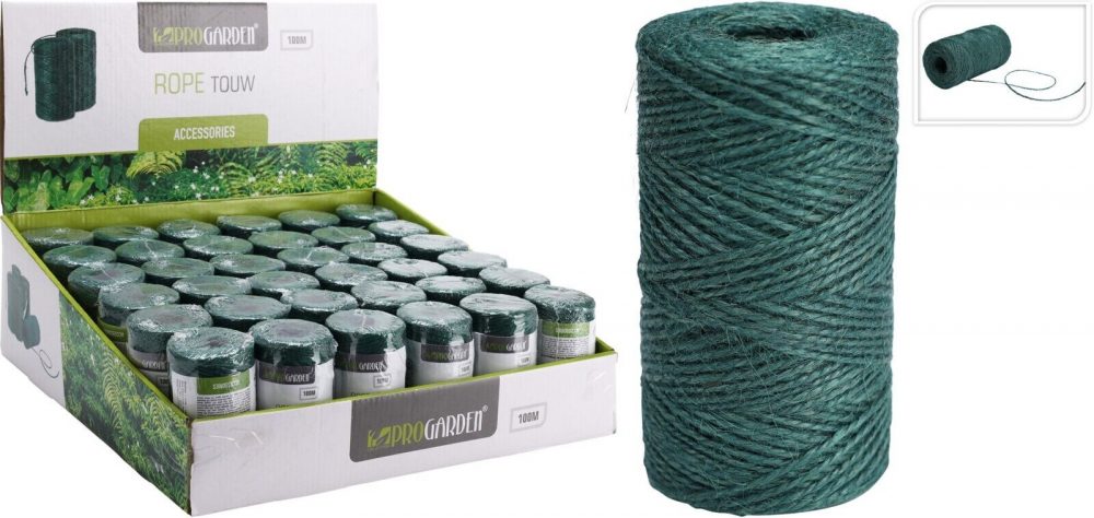 GREEN JUTE ROPE METER GREEN For Garden Crafts Gifts Tag Twine Garden 100M - 200M - Image 5