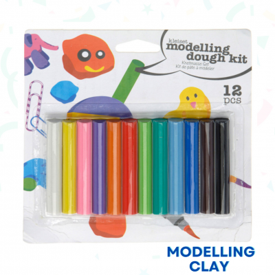 PLAY DOUGH 170GR KIDS MODELLING CLAY NON TOXIC COLORED CLAY STICKS FUN  12 PCS