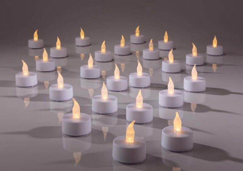 Tea Light Candles Flickering Led Light Battery Operated 24PCS Flameless Candles - Image 4