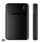 Power Bank 5000mAh 5V USB External Travel Mini Portable Battery Power Pack Black