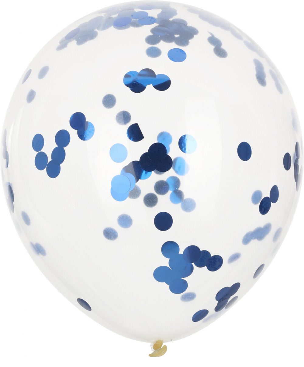 NEW CONFETTI BALLOONS 4 COLOR CHOICES DECORATIONS FOR CELEBRATIONS PARTY- 8PCS - Image 12