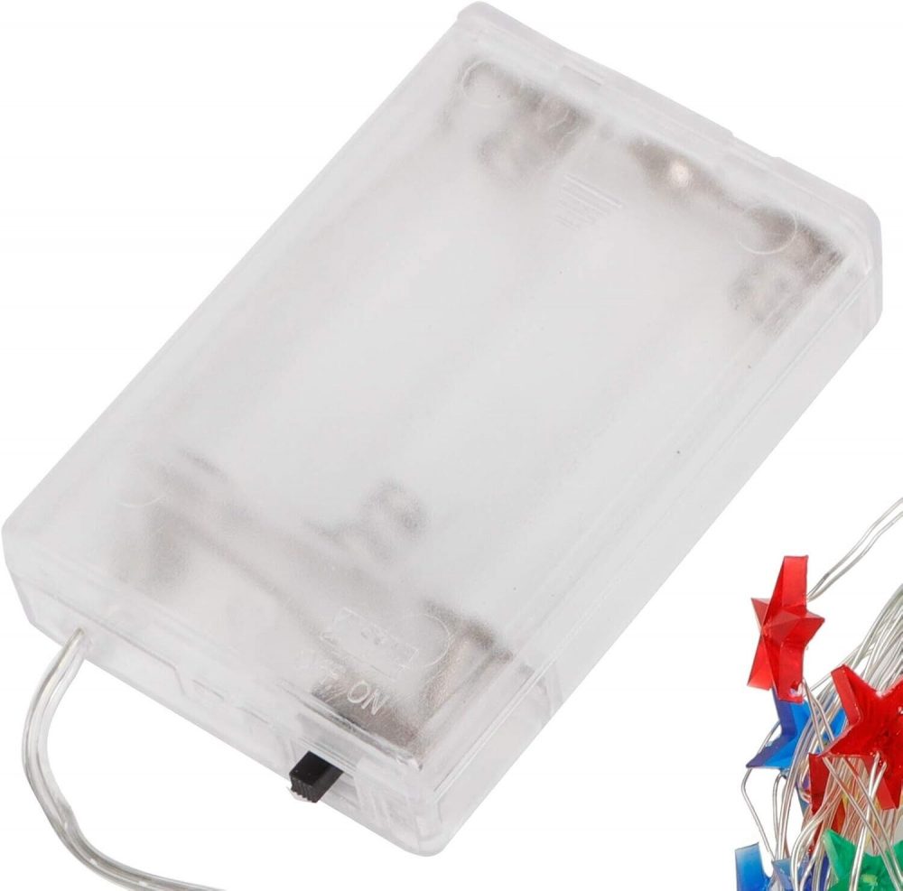 Star Shape LED Light String Battery Operated for Indoor & Outdoor Christmas Tree - Image 8