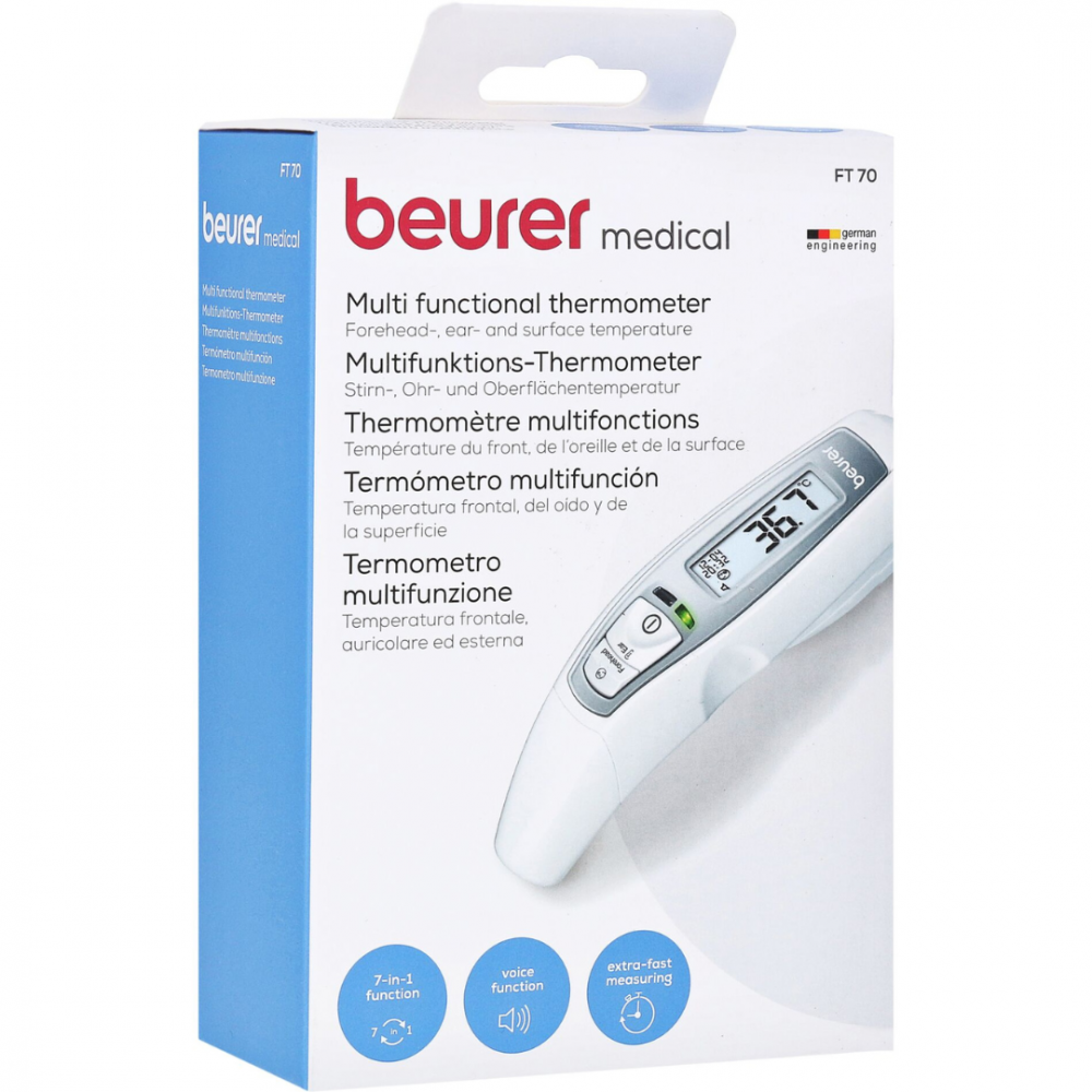 Digital Thermometer Adult Beurer FT70 in Ear Forehead Trusted By HealthCare Pros - Image 3