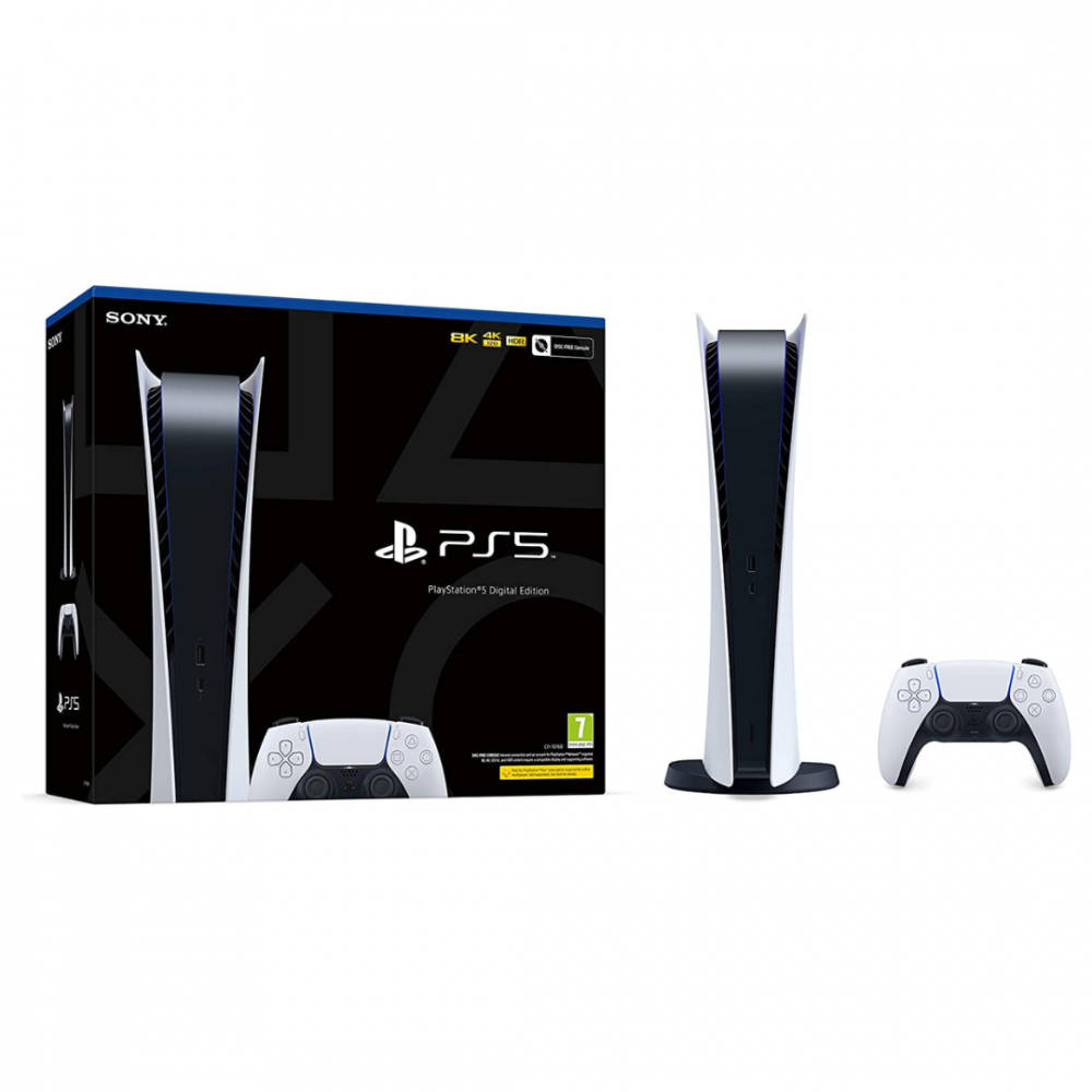 Sony PS5 PlayStation 5 Digital Edition Console White - FREE & FAST DELIVERY - Image 5